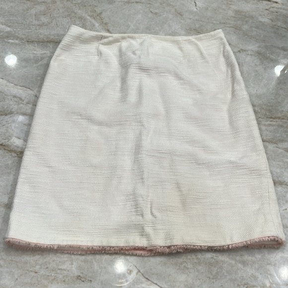 Lily Pulitzer | Fenmore Boucle Pencil Skirt | Cream | Women's Size 8 - Picture 4 of 13